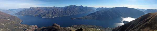Dal Crocione sul lago di Como