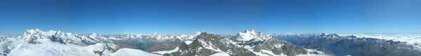 Vista dalla cima dello Stralhorn (Vallese)